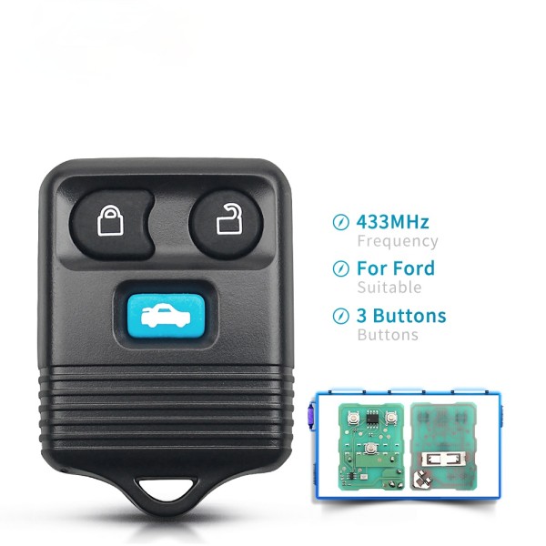 Ford 3 Button Keyless Entry Remote 1998-2016 FCC: CWTWB1U331